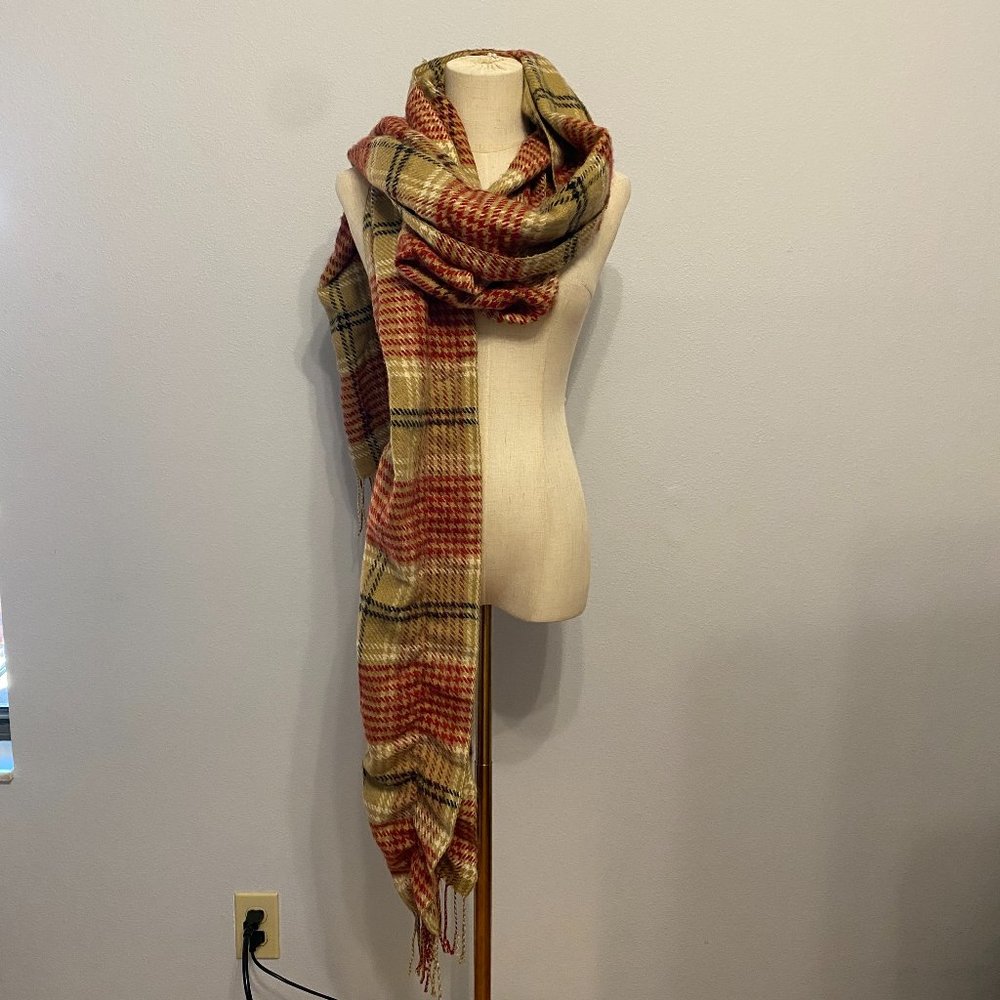 Big Buddha Plaid Scarf or Wrap